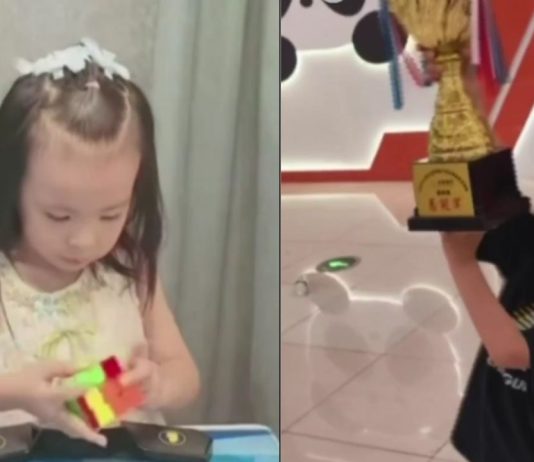 #VIDEO // Lian Yunzhi, la niña china de 6 años rompe 2 veces el récord mundial del Cubo de Rubik