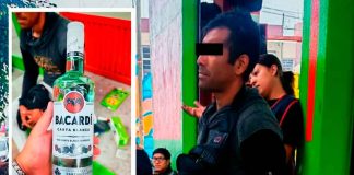 Detienen a hombre por presunto intento de robo de licor en tienda de Morelia