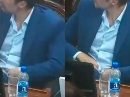#VIDEO // Diputado argentino presuntamente drogándose en pleno Congreso