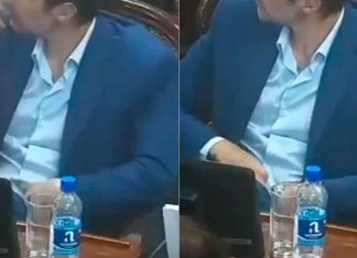 #VIDEO // Diputado argentino presuntamente drogándose en pleno Congreso