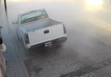 #VIDEO // Error al abastecer gas provoca estruendo y fuga en plena vía pública de Tehuitzingo