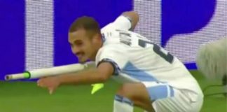 #VIDEO // Expulsan a jugador israelí en la Nations League tras celebrar un gol simulando disparar un rifle