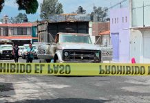Incendian camión recolector de basura y trabajador resulta quemado, en Morelia