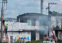 Incendio de llantas daña cableado y transformador de la CFE, al norte de Morelia