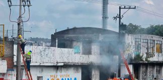 Incendio de llantas daña cableado y transformador de la CFE, al norte de Morelia