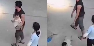 #VIDEO // Hombre lanza a pequeño contra el pavimento y se marcha como si nada