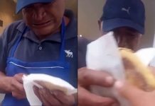 #VIDEO // Vendedor de gorditas al borde de las lágrimas luego de ser exigirle que se retirará del lugar