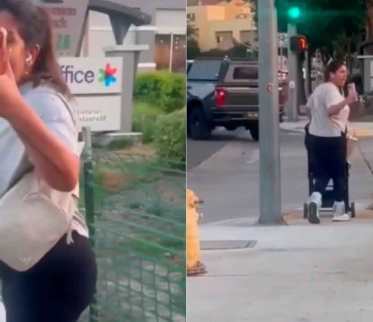#VIDEO // Mujer que amenazó a taqueros con llamar a ICE en EE. UU.