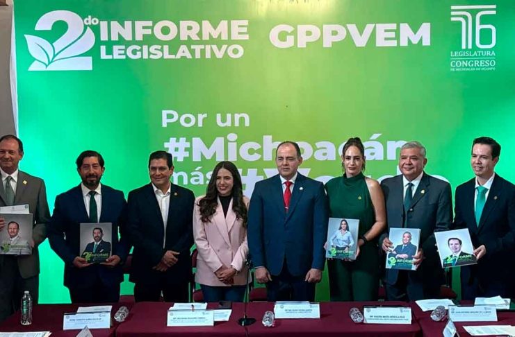 PVEM rinde Segundo Informe Legislativo; reporta 145 iniciativas presentadas
