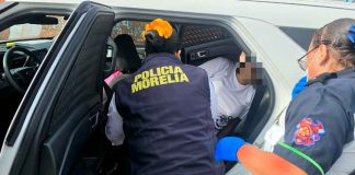 Policía Morelia brinda apoyo a mujer en labor de parto