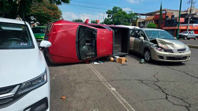 Se-registra-choque-vehicular