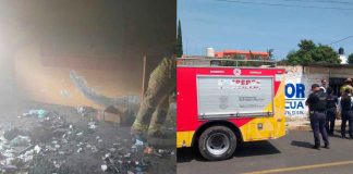 Se registra incendio en domicilio abandonado de la colonia Ejidal Tres Puentes, en Morelia