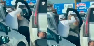#VIDEO // Sujeto agarra a puñetazos a una mujer durante riña vial en Sabinas