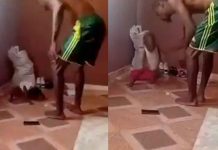 #VIDEO // Sujeto grabado golpeando brutalmente a una niña con un cable en Nigeria