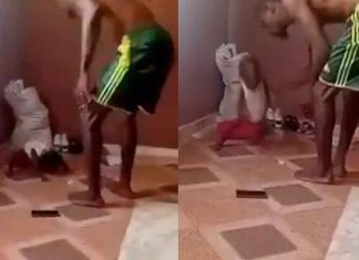 #VIDEO // Sujeto grabado golpeando brutalmente a una niña con un cable en Nigeria