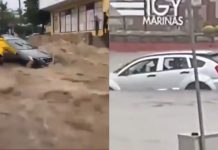 #VIDEO // Inundaciones, suspensión de clases y arroyos desbordados: Así pegó el huracán “Marie” en Los Cabos
