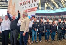 Toma protesta nuevo secretario general de CATEM Michoacán; encabeza Pedro Haces Barba