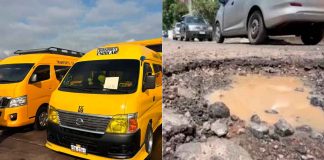 Transporte escolar reporta demoras por baches, obras y maniobras ferroviarias en Morelia