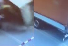 #VIDEO // Tren de pasajeros embiste y destroza a un camión atrapado en las vías en Polonia