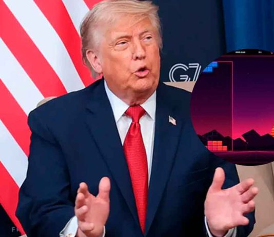 Busca Trump atraer a jóvenes con “MAGA Arcade”, minijuegos inspirados en clásicos como Tetris