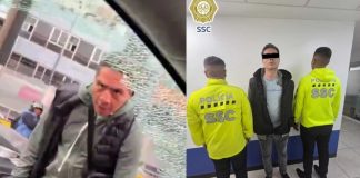 #VIDEO // Sujetos revientan a golpes los cristales de una camioneta en Mixcoac; ya hay un detenido