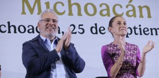 Visita de Sheinbaum a Morelia fue solo para rendir su informe: Bedolla