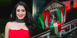 Yohana Mendoza da el grito de Independencia en Ario