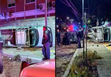 Accidente de camioneta deja un herido afuera del Complejo Sentimientos de la Nación, en Morelia