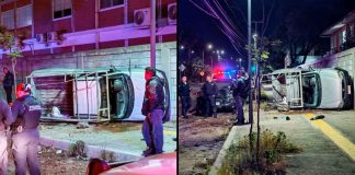 Accidente de camioneta deja un herido afuera del Complejo Sentimientos de la Nación, en Morelia
