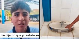 #VIDEO // Director niega expulsión de alumno que exhibió pésimas condiciones de baños en Oaxaca