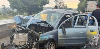 Se registra aparatoso choque vehicular en la Morelia-Salamanca; hay heridos
