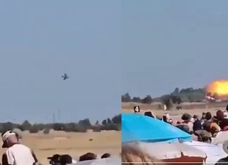 #VIDEO // Mueren 2 pilotos al estrellarse un caza F-4 Phantom en pleno espectáculo aéreo en Grecia