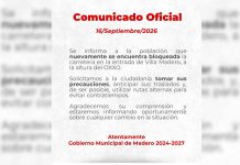 Vuelven a bloquear la carretera Madero-Tacámbaro por desaparición de Iván un adolescente