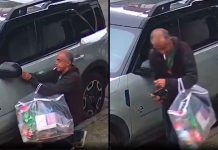 #VIDEO // Exhiben a un sujeto tras robar los espejos de un vehículo estacionado en la calle Palenque