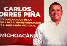 Torres Piña será el aspirante a la gubernatura de Michoacán