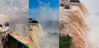 #VIDEO // El Iguazú ruge con fuerza: las cataratas superan los 8 millones de litros por segundo