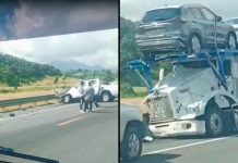#VIDEO // Se registra choque entre vehículo nodriza y camioneta en la Pátzcuaro-Cuitzeo