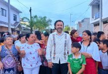 Gilberto Morelos celebra el mes patrio con familias de colonias populares
