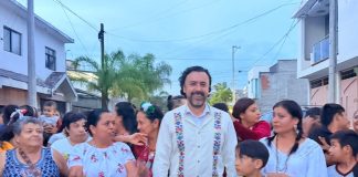 Gilberto Morelos celebra el mes patrio con familias de colonias populares