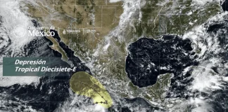 Huracán Polo alcanza categoría 5 frente a México; Michoacán entre los estados con lluvias intensas