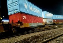 Vagón de tren se descarrila en patio de maniobras de Morelia; no hubo volcadura