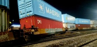 Vagón de tren se descarrila en patio de maniobras de Morelia; no hubo volcadura