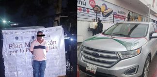 Detienen a hombre con camioneta robada, en Zitácuaro