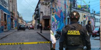 “El Beto” es ultimado a tiros en el Centro Histórico de Morelia; la víctima portaba pistola