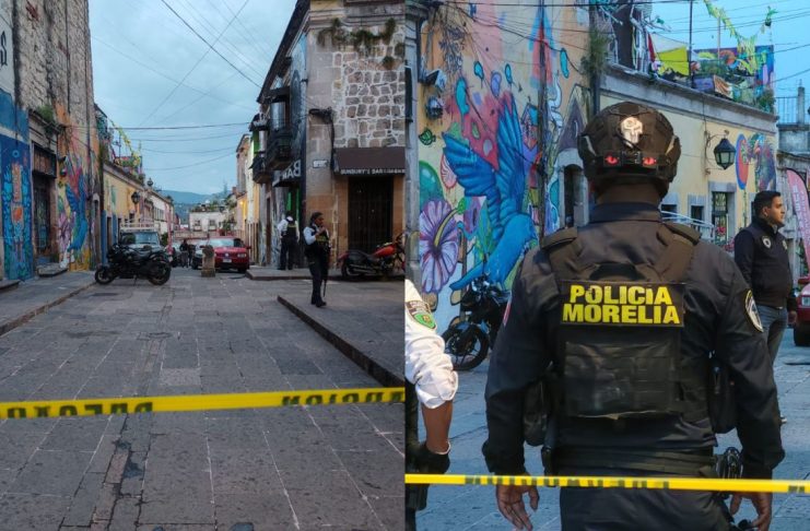 “El Beto” es ultimado a tiros en el Centro Histórico de Morelia; la víctima portaba pistola