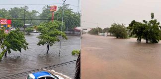 Huracán “Rachel” provoca inundaciones en Lázaro Cárdenas; suspenden clases en siete municipios
