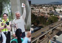 Inaugura Bedolla paso ferroviario Independencia; obra costó 370 mdp sin deuda
