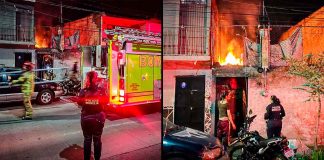 Incendio en azotea de vivienda moviliza a bomberos en la colonia Felícitas del Río