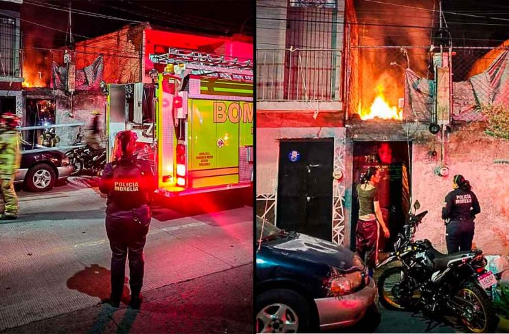 Incendio en azotea de vivienda moviliza a bomberos en la colonia Felícitas del Río