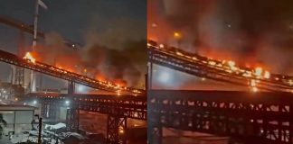 #VIDEO // Se registra incendio en el área MIDREX de ArcelorMittal